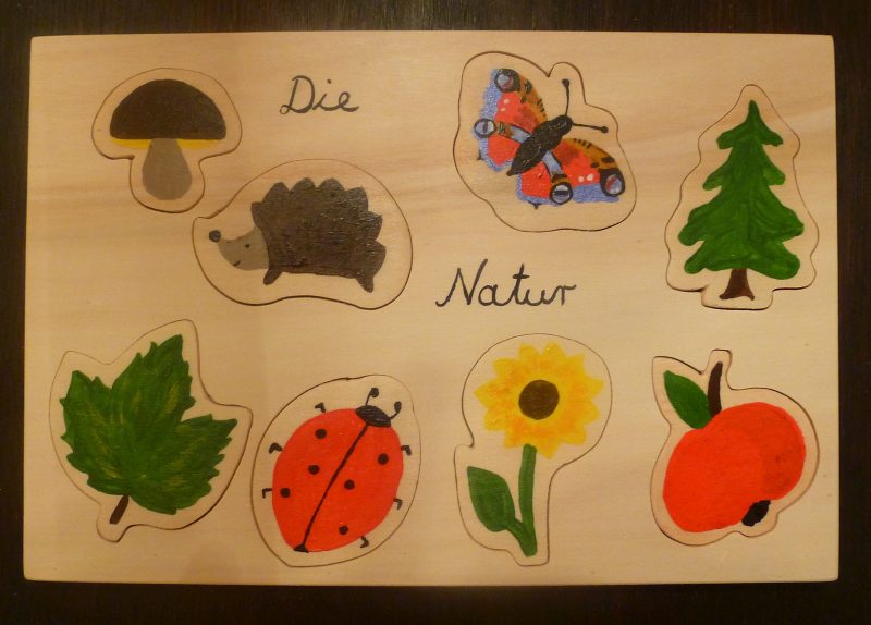 Holzpuzzle Die Natur